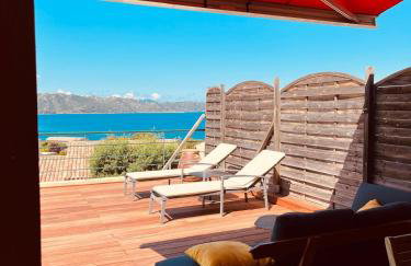 Villa avec piscine privative et vue imprenable sur le golf de Saint-Florent à 300 m de la plage - Foto 14
