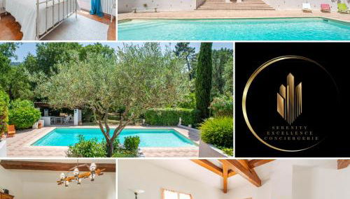 Villa Hokiss Piscine privée dans parc 1 hectare - Foto 1, Garden, sunbed, Garden view