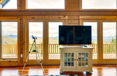 Mtn-View Deck Scenic Conway Log Cabin! - Foto 6