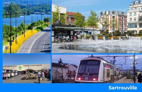 Duplex plein centre - Balcon - Parking - La Défense 10 min - Foto 24