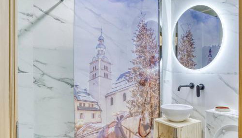 Charmant appartement 2 chambres avec cheminée et parking à Megève - FR-1-453-254 - Foto 5