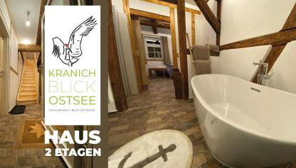 Historisches Bauernhaus für 8 Personen mit Luxus und Natur auf 2 Etagen ideal für Familien und Hunde 2500m2 eingezäunt an der Ostsee - Foto 4