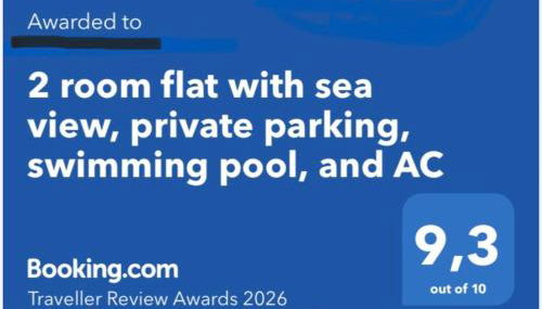 Sea View Apartment - Private Parking, Swimming Pool, Air Conditioning - Foto 3