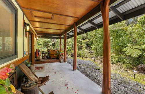 Volcano Tea House Cottage-SpaBath-HotTub-FirePlace - Foto 35