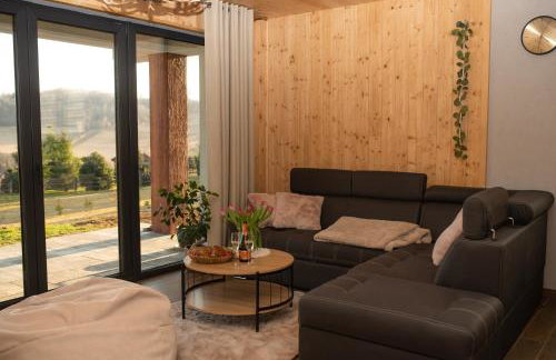 W Sercu Kotliny - luksusowe wille 8 osobowe z balią opalaną drewnem i widokiem na góry - Foto 13