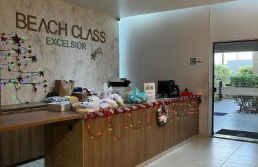 Flat Beach Class Excelsior - Apto Completo para 4 pessoas vista rio e mar - Foto 36