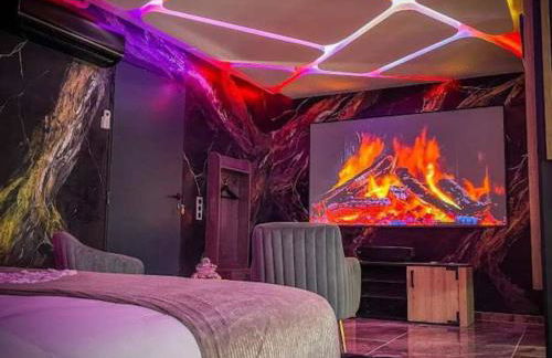 Krystalisya Room Suite Spa Privatif Sauna Jacuzzi Siege Massant - Foto 5