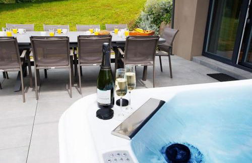 Pétillant Chalet aux 3 étangs avec SPA, Sauna et Véranda - Foto 45