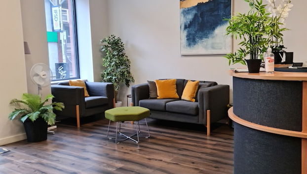 Sitzecke in der Lobby