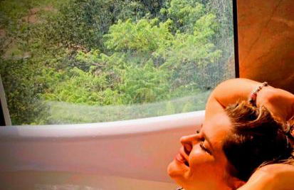 Chalé Recanto - ofurô, banheira, vista, cachoeira e lago em Alexânia - Foto 5