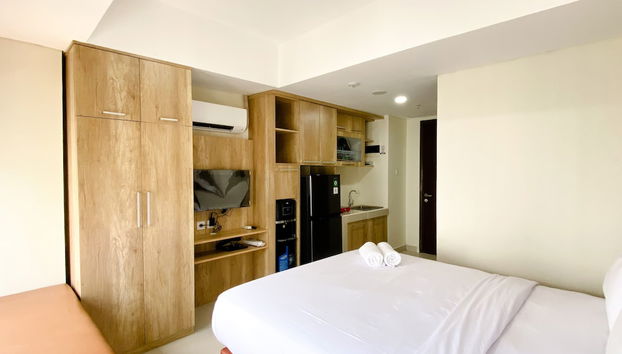 Studio Nice And Homey Studio At Pollux Chadstone Apartment - Foto 4, Habitación