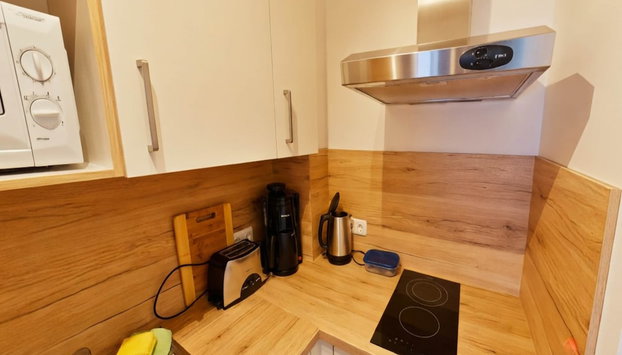 Appartement Serges mit Pool und Sauna in Freyung - Foto 5, Cozinha privada