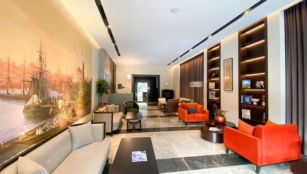 Sitzecke in der Lobby