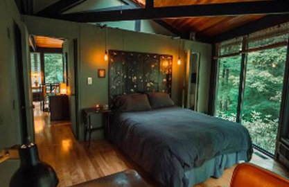 Imaginative Octogonal Glass Treehouse on Seven Private Acres near Great Barrington, MA - Foto 4