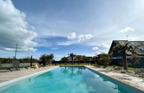 Superbe Villa à 200m de la plage tout confort avec piscine chauffée, couverte et spa - Foto 74