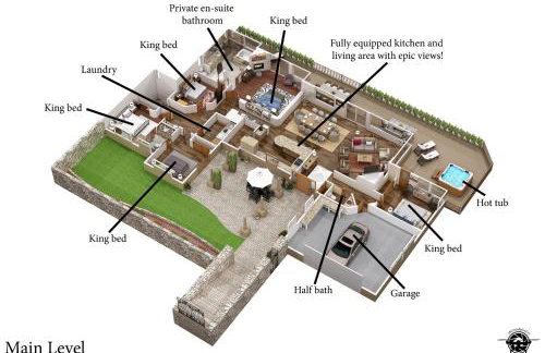 8-Bedrooms with Stunning Views & 75' Lap Pool - Foto 31