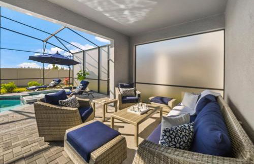 New 10-bedroom Luxury Retreat, Private Pool and Spa, Near Disney and Orlando - Foto 70