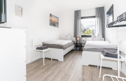 MR Living I moderne Apartments mit Einzelbetten, voll ausgestattete Küche, WLAN, Parkplatz I DR01, DR02 - Foto 2