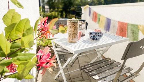 L'Olympique: appartement cosy, vue canal grande terrasse et parking - Foto 4