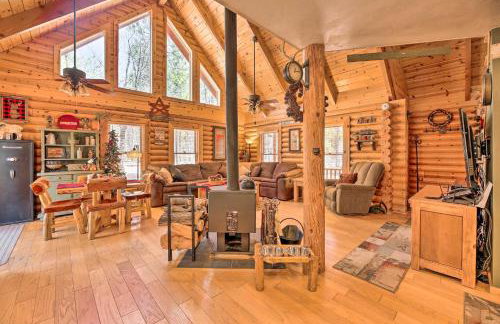 2-Acre Cabin in Pinetop-Lakeside with Fenced Yard - Foto 14