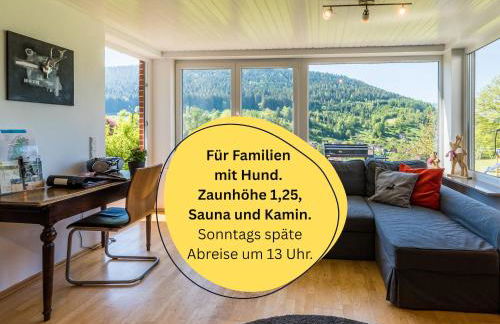 Burghalde: Sauna | Kamin | Garten | eingezäunt - Foto 1