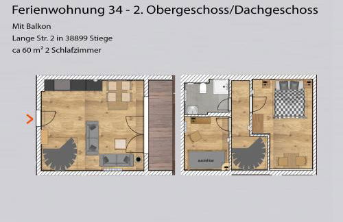 Auszeit-im-Harz Haus 5 Wohnung 34 - Foto 5