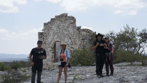 Durante l'itinerario di trekking