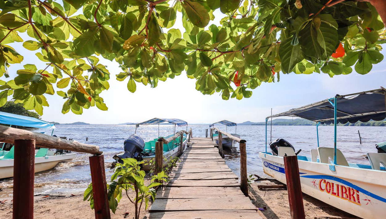 Il molo di El Zapotalito