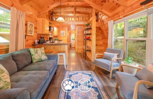 Ani Cabin Tiny Home Bordered By National Forest - Foto 4