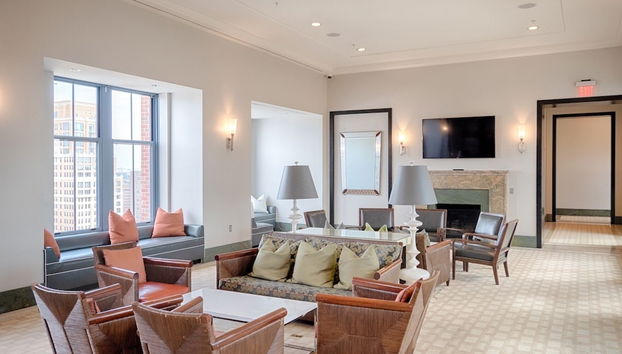 Sala de estar do lobby