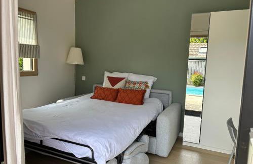 Studio vue piscine au calme près des vignes - Foto 15