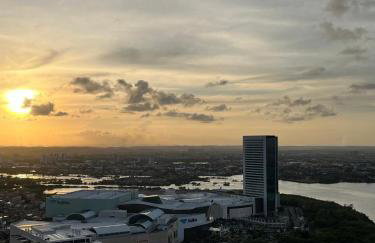 Flat Beach Class Excelsior - Apto Completo para 4 pessoas vista rio e mar - Foto 23