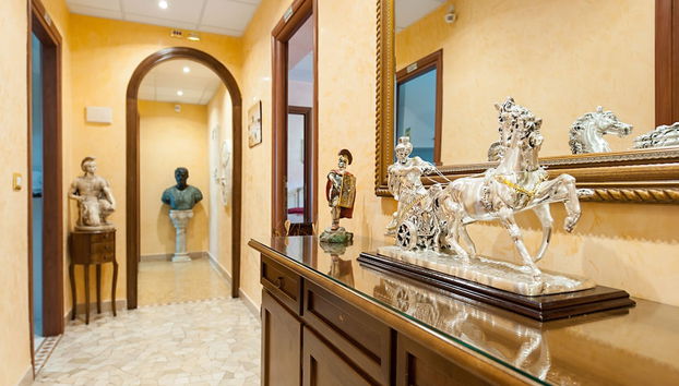 Zona de estar del vestíbulo