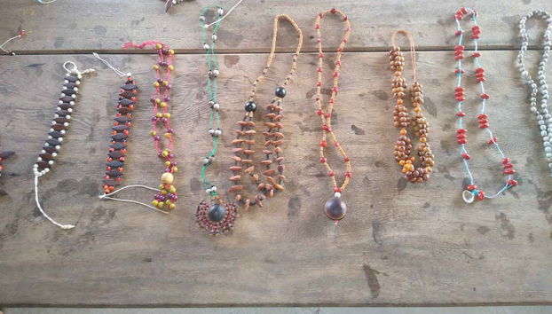 Artesanía típica de la comunidad Vista Alegre