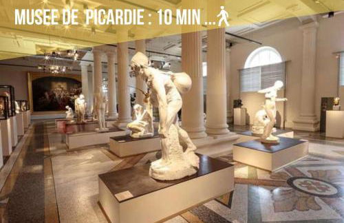 Les Perles Amiénoises-Suite Luxe Centre-Parking - Foto 24