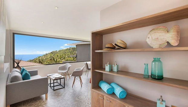 Zona de estar del vestíbulo