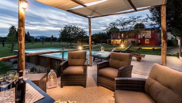 Villa Sul Fiume Romantic Farmhouse with Pool - Foto 4, Habitación