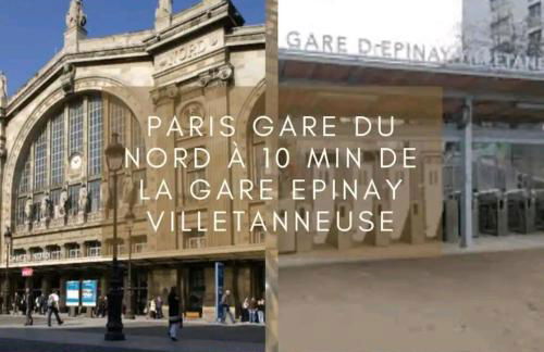 Cosy T2 proche Stade de France & Paris - 4 Pers - Foto 22