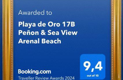 Playa de Oro 17B Peñon & Sea View Arenal Beach - Foto 18