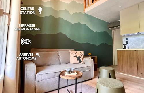 Duplex ski au pied La Foux d'Allos 4 à 6 Pers - parking privé - Foto 1