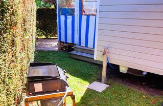 Mobilhome 2ch récent et climatisé-terrasse fermée-jardin sans vis à vis-camping 4 étoiles Les Charmettes - Foto 47