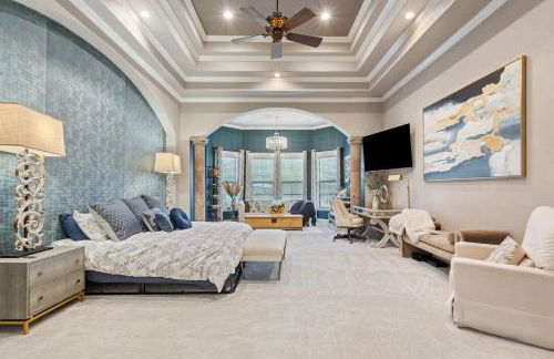 Noble Prairie Lux Estate Pool Spa Garden Venue Fireplace Themed Rooms - Foto 5