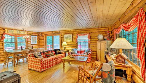 Private Wooded Cabin 7 Mi to Mount Snow! - Foto 4