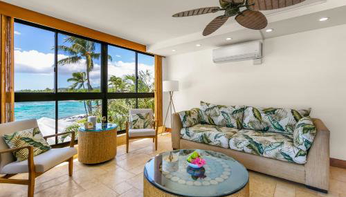 Kuhio Shores 319: Oceanfront in Poipu with A/C! - Foto 5