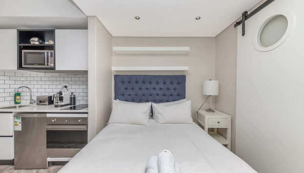 Stylish Minimalist Studio in Central Cape Town - Foto 2, Habitación