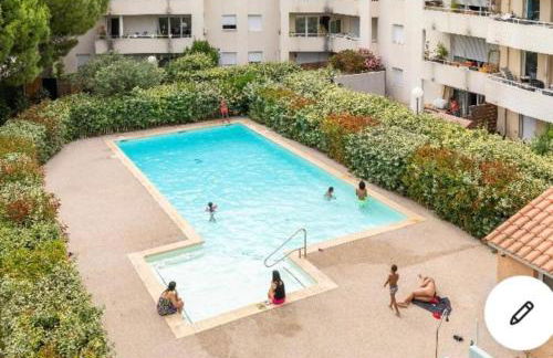 Joli T2/ Tram/ Clim/ Parking/ Wifi/ Piscine - Foto 11