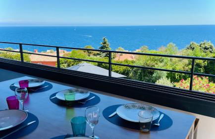 Superbe vue mer et Estérel, Villa Neuve pour 8-10 Personnes, Clim, Piscine - Foto 47