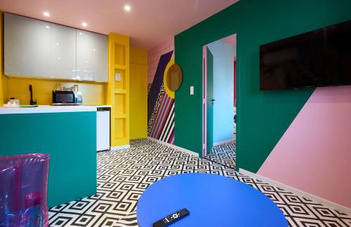 La Villa Orange - POP'ART - proche cité médiévale et centre ville à pied - Foto 26