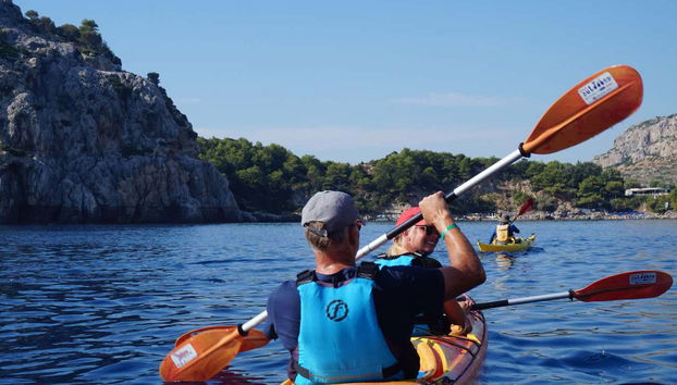 Epxloring Rhodes by kayak