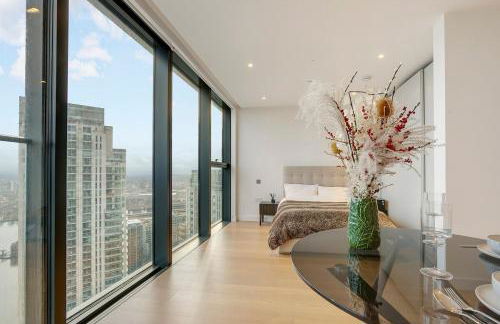 Skyline Studio with Pool & Gym, Canary Wharf - Foto 2